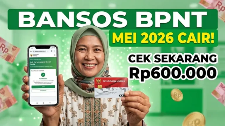 Bansos BPNT Mei 2026 Cair! Cek Jadwal, Nominal Bantuan, dan Kriteria Penerima Terbaru Secara Online