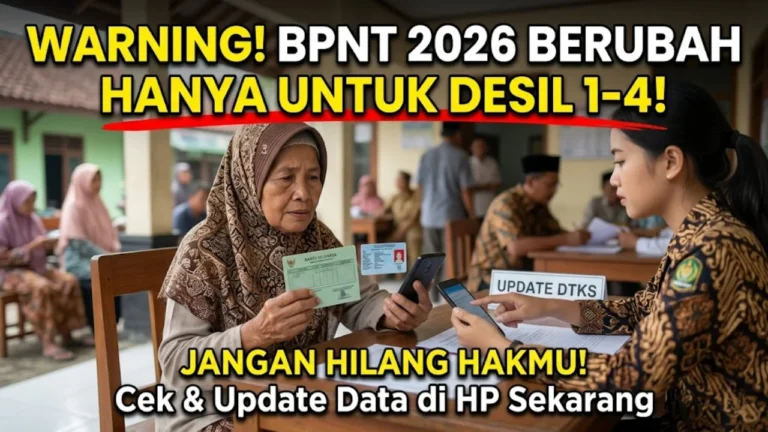 Cara Baru Mengajukan BPNT 2026 Desil 1-4 Tahun Ini – Panduan Lengkap Update Data DTKS